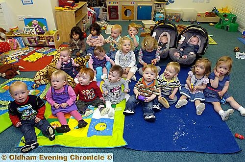 seeing double... nine sets of twins make their weekly stop-off at the play-group. seeing double... nine sets of twins make their weekly stop-off at the play-group.