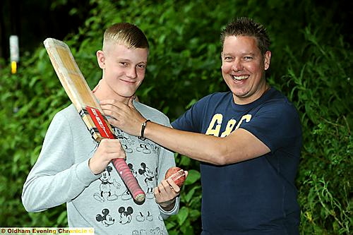 WHY you little . . . Charlie Price’s over-the-boundary strike spurs Peter into action 
