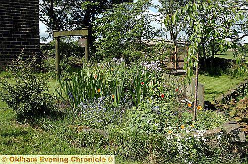 SHADES of green . . . Lydgate Vicarage gardens  

