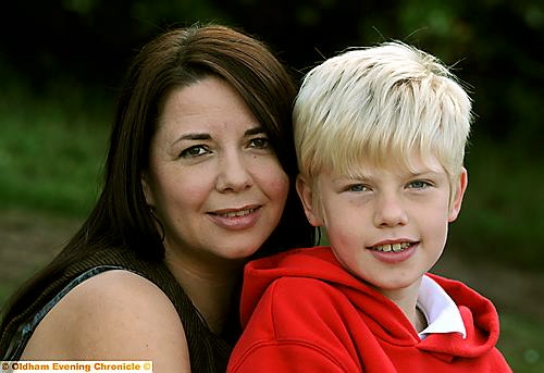 Joanne Turner and her son Charlie 