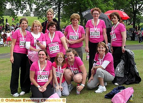 Inspirational . . . Hannah Ransome celebrates the successful completion of the Race For Life with her fellow runners, in memory of her late mother.
Inspirational . . . Hannah Ransome celebrates the successful completion of the Race For Life with her fellow runners, in memory of her late mother.