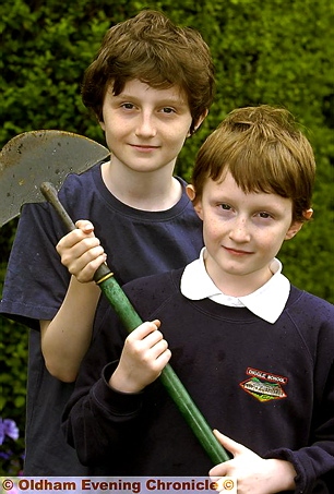 DIG THAT... Treasure hunting duo Philip and Louis Milburn make a remarkable discovery.