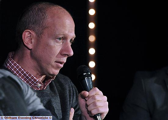SIMON CORNEY . . . “small chance” of keeping Baxter, fans told last night.