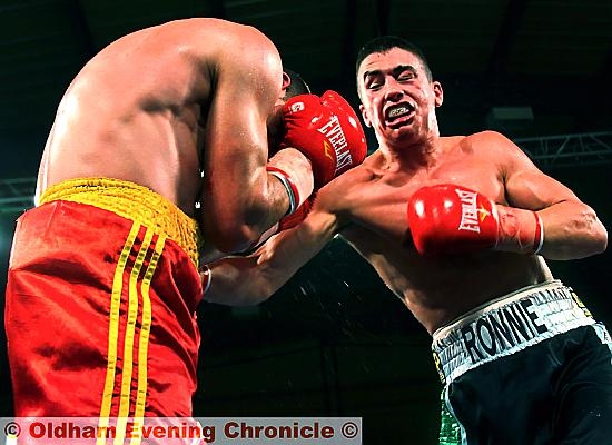 PUNCHING POWER . . . Ronnie Heffron has been training as hard as ever as he prepares for his November 1 contest. Picture: Al Stevenson PUNCHING POWER . . . Ronnie Heffron has been training as hard as ever as he prepares for his November 1 contest. Picture: Al Stevenson