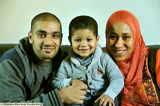 WINNER Ismail Mohammed with parents Mohammed Shafiq and Sofia Azeem. 