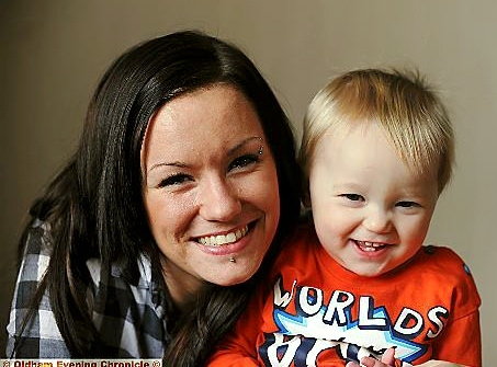 Jaylen O'Donnell with Mum Leigh  

