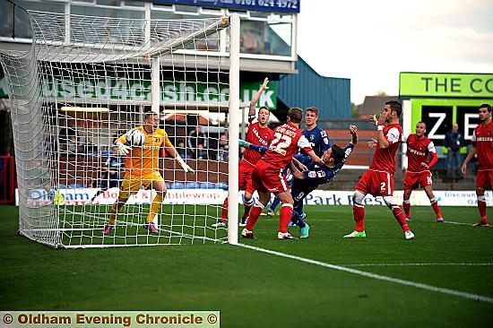 Matt Derbyshire puts it away to give Latics the boost they deserved 