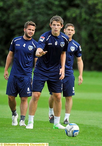 JAMES Tarkowski says fellow defender Cliff Byrne has been a big help in developing his game. JAMES Tarkowski says fellow defender Cliff Byrne has been a big help in developing his game.