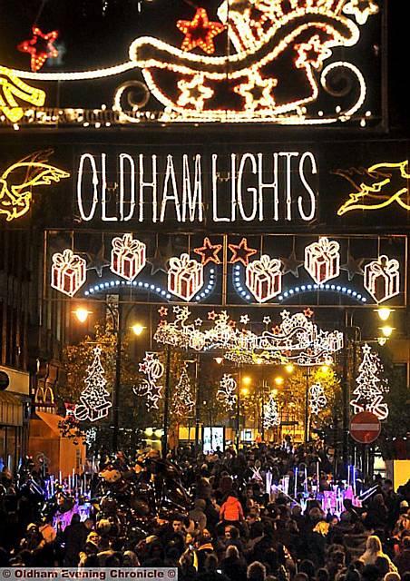 The lights are on for Oldham. 
