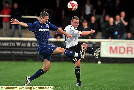 JUST GIVE ME A CHANCE . . . Dan Taylor (left) is determined to make an impact for Athletic. 