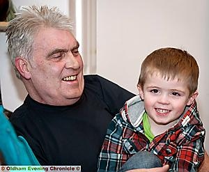FULL of life: Hammond Buckley with his four-year-old grandson, Dylan FULL of life: Hammond Buckley with his four-year-old grandson, Dylan