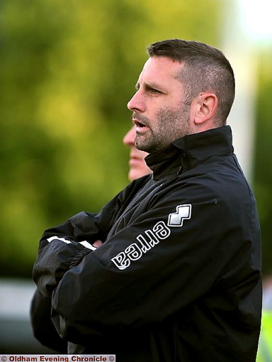 STEVE HALFORD . . . pleased with a point. STEVE HALFORD . . . pleased with a point.