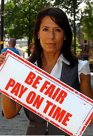 MP Debbie Abrahams at the launch of her campaign 