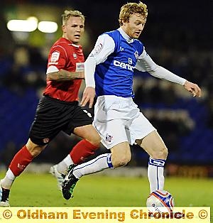 CHRIS TAYLOR: likely to keep his midfield role. CHRIS TAYLOR: likely to keep his midfield role.