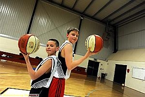 ON THE BALL: Connor Hamilton (left) and Joe Bridgen. PICTURE: VINCENT BROWN.
ON THE BALL: Connor Hamilton (left) and Joe Bridgen. PICTURE: VINCENT BROWN.