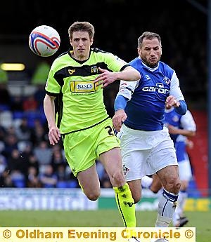 SHEFKI KUQI... the Athletic striker (right) is among the leading scorers in League One this season. 