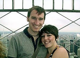 HAPPIER times . . . Chris with girlfriend Katy
HAPPIER times . . . Chris with girlfriend Katy