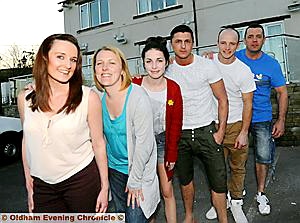 DOING their bit (from left): Danielle Partington, Rachel Lees, Emily Lees, George Mills, Gareth Lees and Michael Bradshaw
DOING their bit (from left): Danielle Partington, Rachel Lees, Emily Lees, George Mills, Gareth Lees and Michael Bradshaw