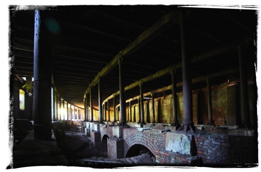 One of Peter’s pictures from the inside of the warehouse  

