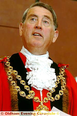 BOUNCING back: Oldham mayor, Councillor Richard Knowles, will return to mayoral duties this week
BOUNCING back: Oldham mayor, Councillor Richard Knowles, will return to mayoral duties this week