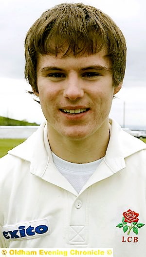 Chris Gill of Greenfield Cricket Club 