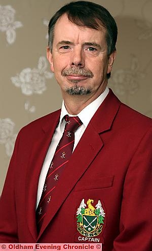 Tim Edwards, Saddleworth Golf Club captain 