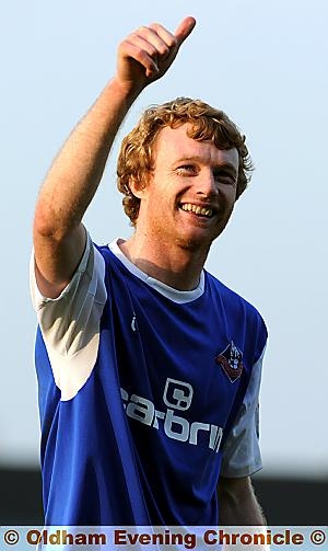 THUMBS UP: Chris Taylor believes Athletic can succeed in 2012-13. 
