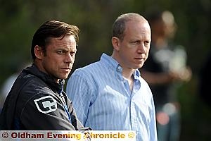 RIGHT BEHIND YOU: chairman Simon Corney (right) is certain Paul Dickov will improve Athletic’s fortunes. RIGHT BEHIND YOU: chairman Simon Corney (right) is certain Paul Dickov will improve Athletic’s fortunes.