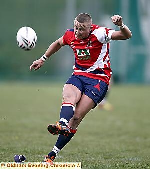 JAMIE DALLIMORE . . . kicking game will be vital tonight. JAMIE DALLIMORE . . . kicking game will be vital tonight.