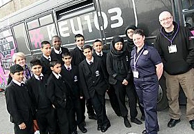 Shivon Ahmed, Demi Burrows, Aysha Begum, Lana Shkak, Shahina Akhter - Background - Key 103 Outreach Manger, Dianne Musker and Tony Smith
Shivon Ahmed, Demi Burrows, Aysha Begum, Lana Shkak, Shahina Akhter - Background - Key 103 Outreach Manger, Dianne Musker and Tony Smith
