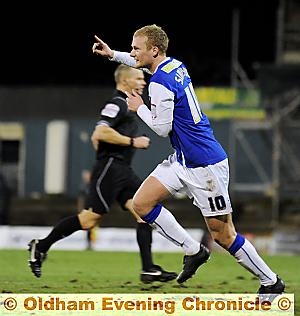 wanted man: Athletic manager Paul Dickov is doing what he can to keep Robbie Simpson. wanted man: Athletic manager Paul Dickov is doing what he can to keep Robbie Simpson.