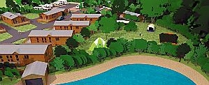 The proposals would see luxury lodges and space for caravans and tents at the holiday site 

