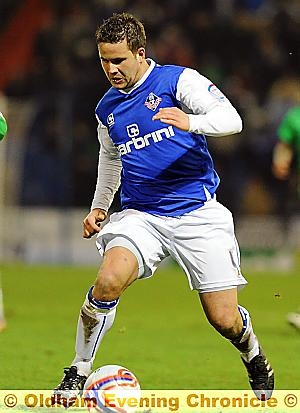 James Wesolowski . . . Athletic boss Paul Dickov wants to keep the midfielder. James Wesolowski . . . Athletic boss Paul Dickov wants to keep the midfielder.