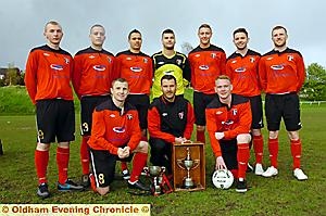 SPRINGHEAD show off the Bridgewater Office Supplies Manchester League Gilgryst Cup. They beat Stockport Georgians 3-2 in the final. 