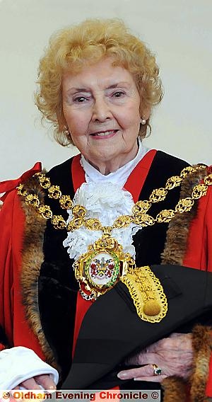 Cllr Olwen Chadderton Mayor of Oldham 2012 to 2013 Cllr Olwen Chadderton Mayor of Oldham 2012 to 2013