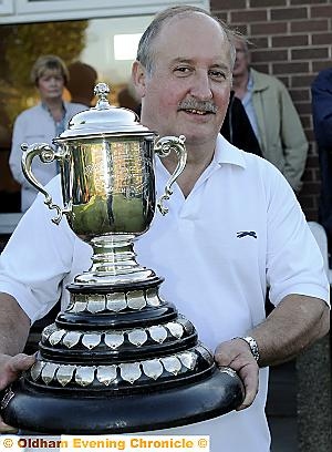 Brian Raynor with the Chronicle trophy Brian Raynor with the Chronicle trophy