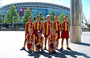SOUTH Failsworth at Wembley ahead of their cup final showdown with Collis. SOUTH Failsworth at Wembley ahead of their cup final showdown with Collis.