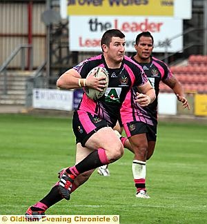 LIAM GILCHRIST: starting to make his presence felt in the Oldham line-up. LIAM GILCHRIST: starting to make his presence felt in the Oldham line-up.
