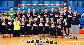 LOOK what we won . . . North East Manchester Hawks celebrate claiming eight trophies at the National Sports Centre. LOOK what we won . . . North East Manchester Hawks celebrate claiming eight trophies at the National Sports Centre.