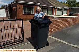 Spot the difference: Sheila has been told this placement is right...