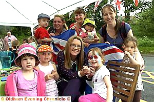 JUBILEE celebrations proved a big hit at Saddleworth Children’s and Youth Centre, which was teeming with energetic tots who revelled in a sun-kissed garden party. The event also celebrated Greenfield's Churchill Playing Fields, receiving Queen Elizabeth II status as part of the Jubilee.
JUBILEE celebrations proved a big hit at Saddleworth Children’s and Youth Centre, which was teeming with energetic tots who revelled in a sun-kissed garden party. The event also celebrated Greenfield's Churchill Playing Fields, receiving Queen Elizabeth II status as part of the Jubilee.