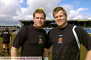 FLASHBACK: Best twins Jason (left) and David together for Oldham in 2006. FLASHBACK: Best twins Jason (left) and David together for Oldham in 2006.