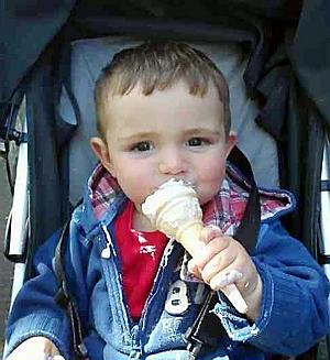 Tragic tot Jamie Heaton, who died in the Buckley Street blast 