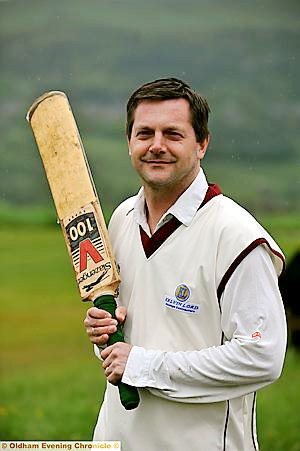 Friarmere cricketer Andy Walker
Friarmere cricketer Andy Walker