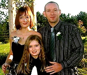 LOVING FAMILY: Allyson, Katie and Mark 
