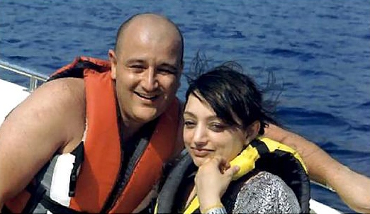HONEYMOON . . . Sajid and Shasta Khan 

