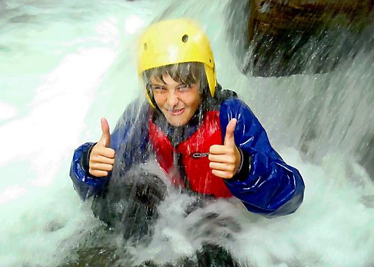 GETTING soaked . . . Ged Greaves
GETTING soaked . . . Ged Greaves