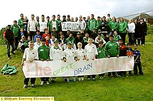 we’ve made it . . . members of Glodwick pose for a picture at the Warren Lane club after completing the sponsored walk, run and bike ride. we’ve made it . . . members of Glodwick pose for a picture at the Warren Lane club after completing the sponsored walk, run and bike ride.
