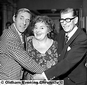ALL-STAR cast: Eric with Hattie Jacques and Deryck Guyler ALL-STAR cast: Eric with Hattie Jacques and Deryck Guyler