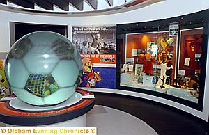 Glittering prizes: The new National Football Museum in Manchester. 
